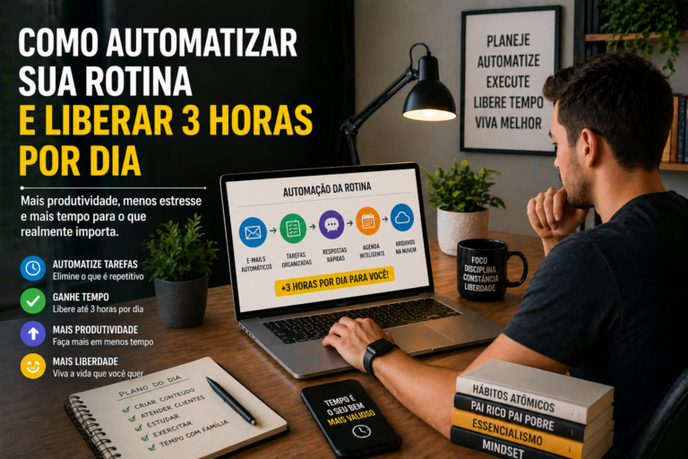 Como automatizar sua rotina e liberar 3 horas por dia