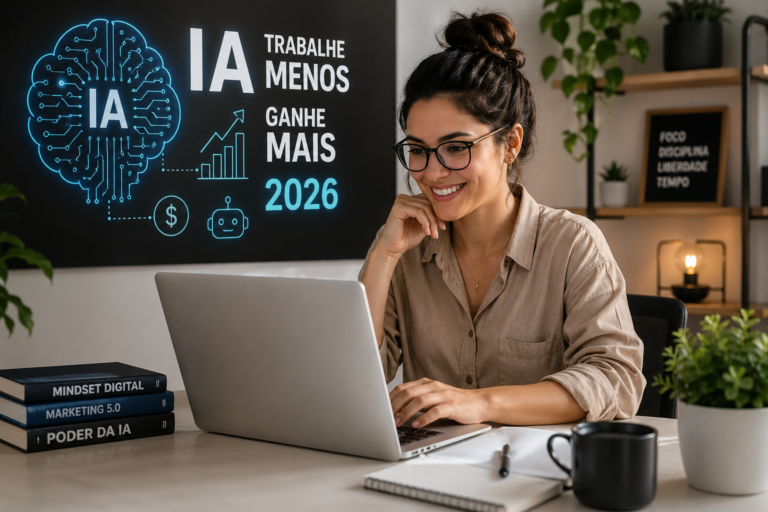 Como usar IA para trabalhar menos e ganhar mais em 2026