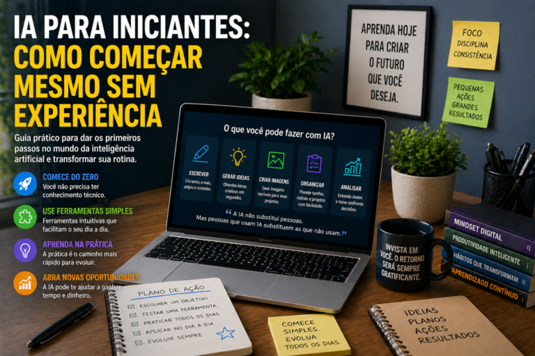 IA para iniciantes: como começar mesmo sem experiência